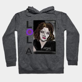 Vintage beautiful  lady Lola Hoodie